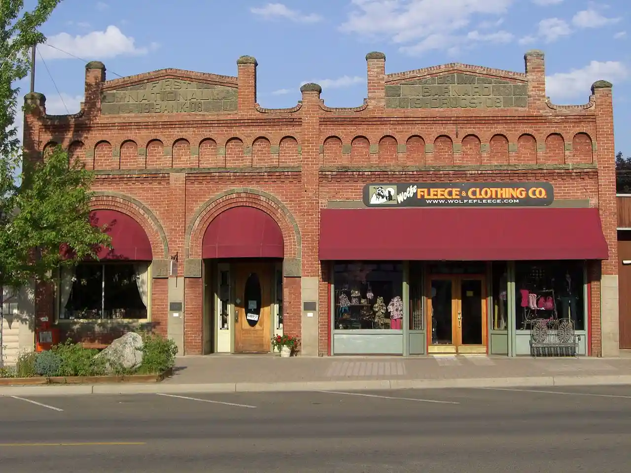 Dr. J. W. Barnard Building and First National Bank of Joseph