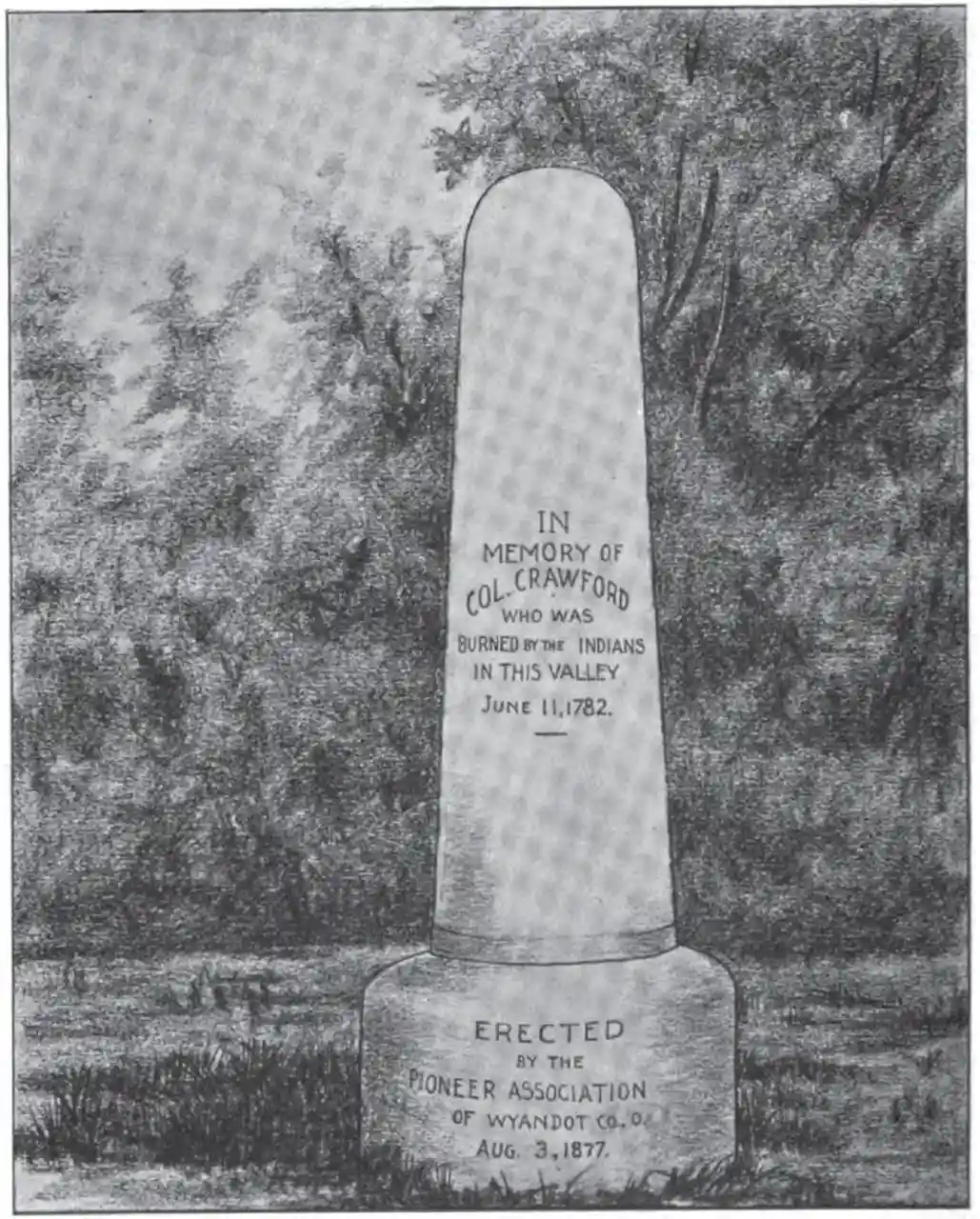 Colonel Crawford Burn Site Monument