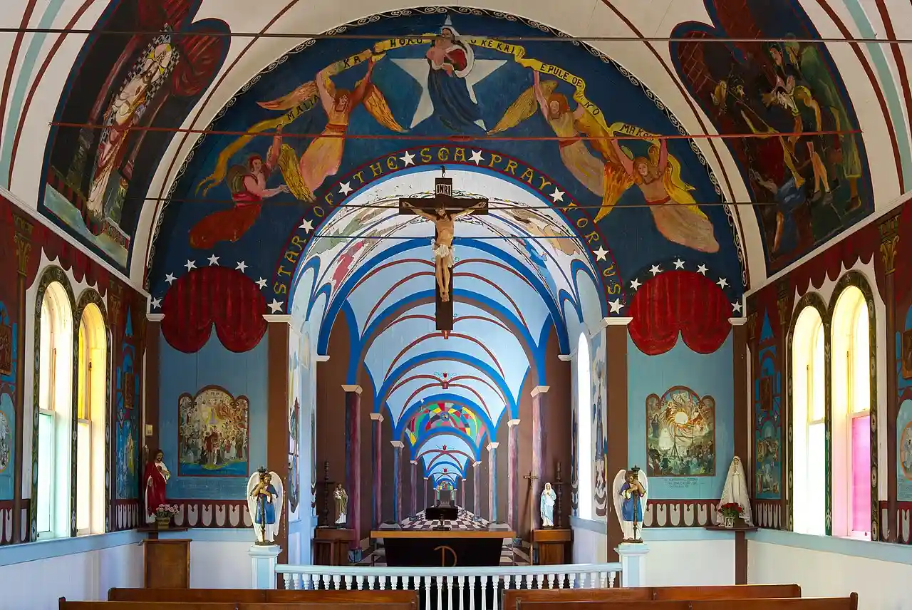 Star of the Sea Church--Kalapana Painted Church
