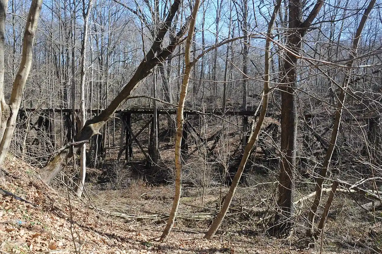 Delta Trestle Bridge, Maryland and Pennsylvania Railroad