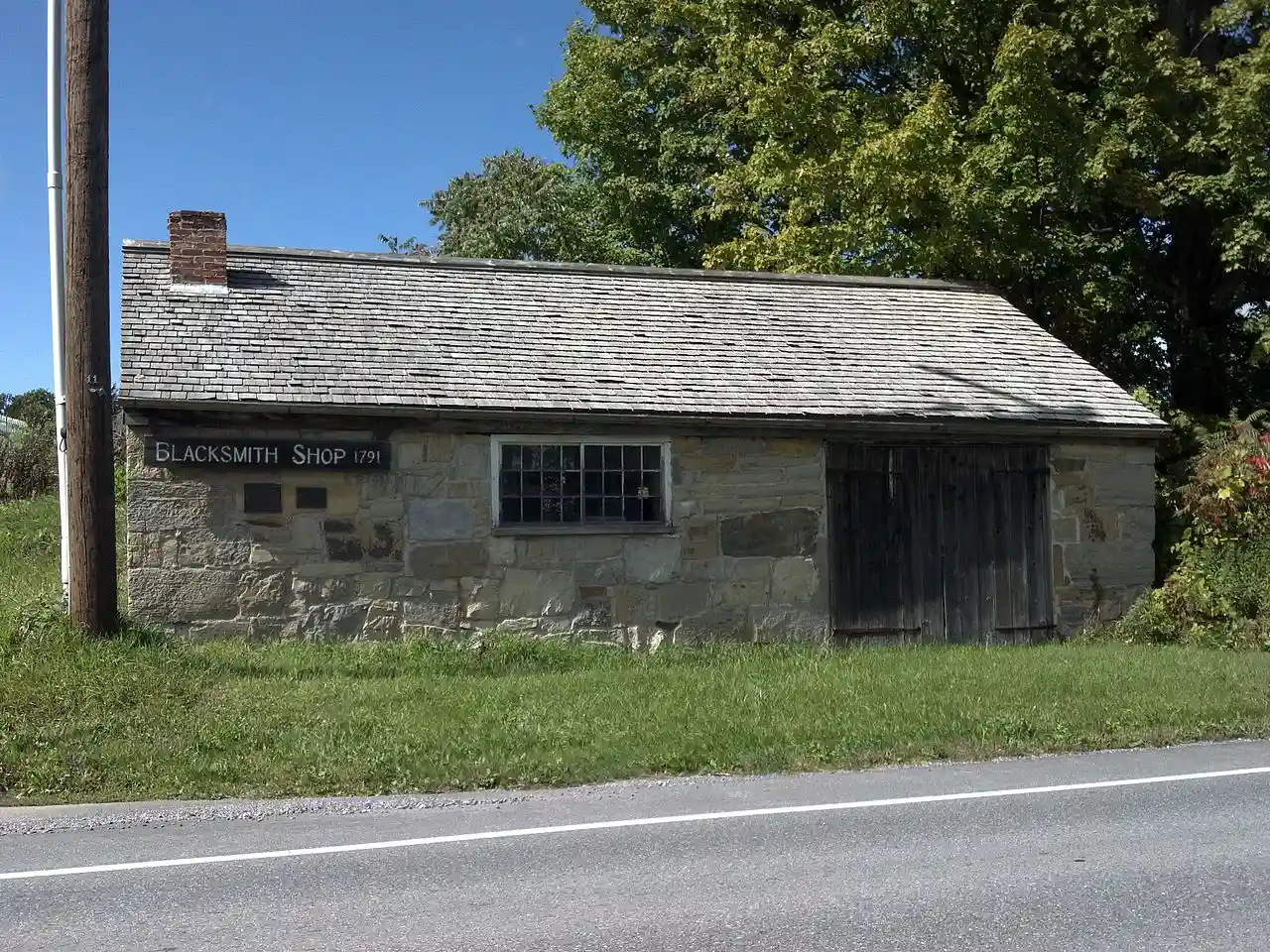 Old Stone Blacksmith Shop