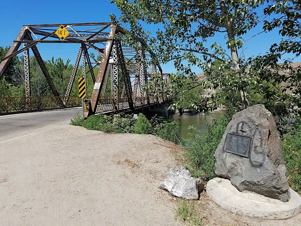 Boise River and Canal Bridge