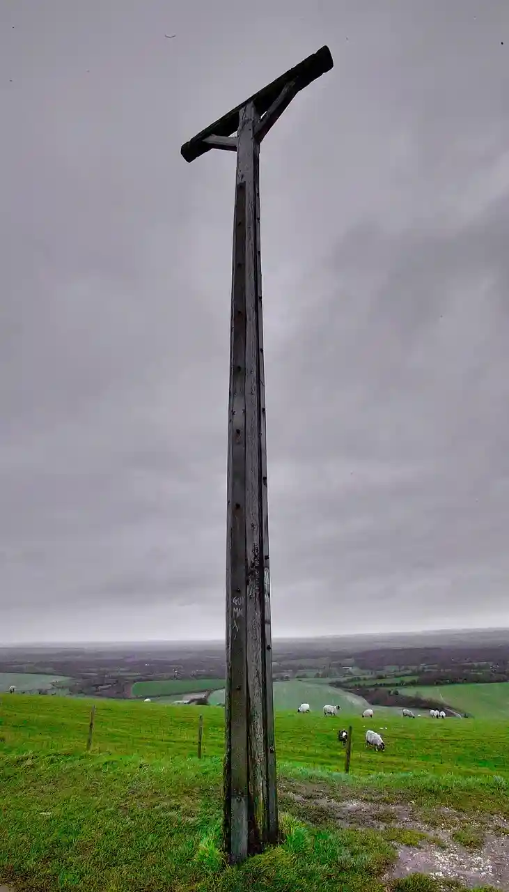 Combe Gibbet and Long Barrow