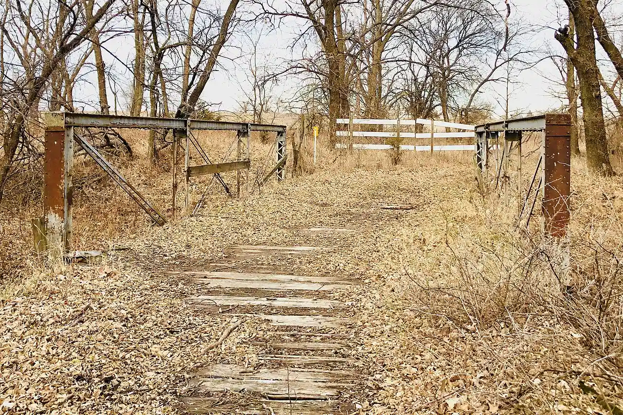 North Gypsum Creek Truss Leg Bedstead Bridge