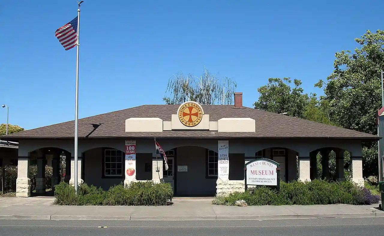 Sebastopol Depot of the Petaluma and Santa Rosa Railway