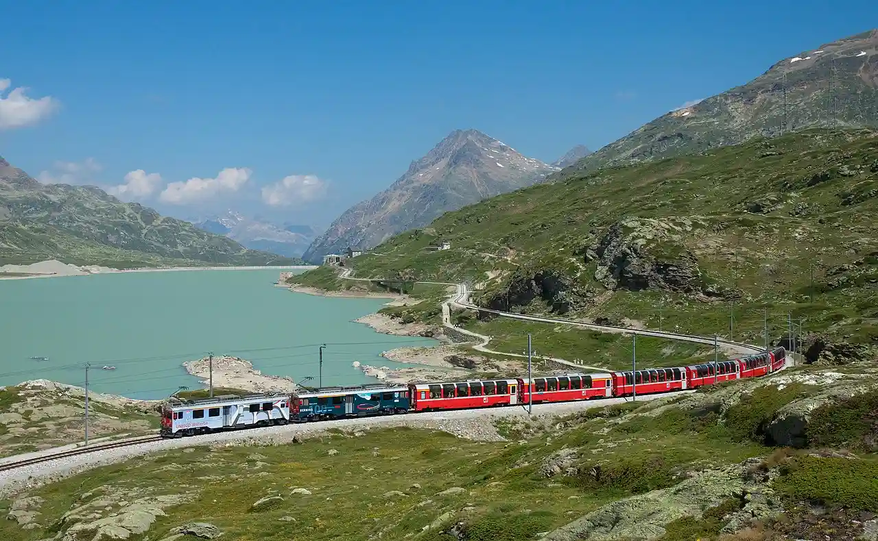 Bernina railway line