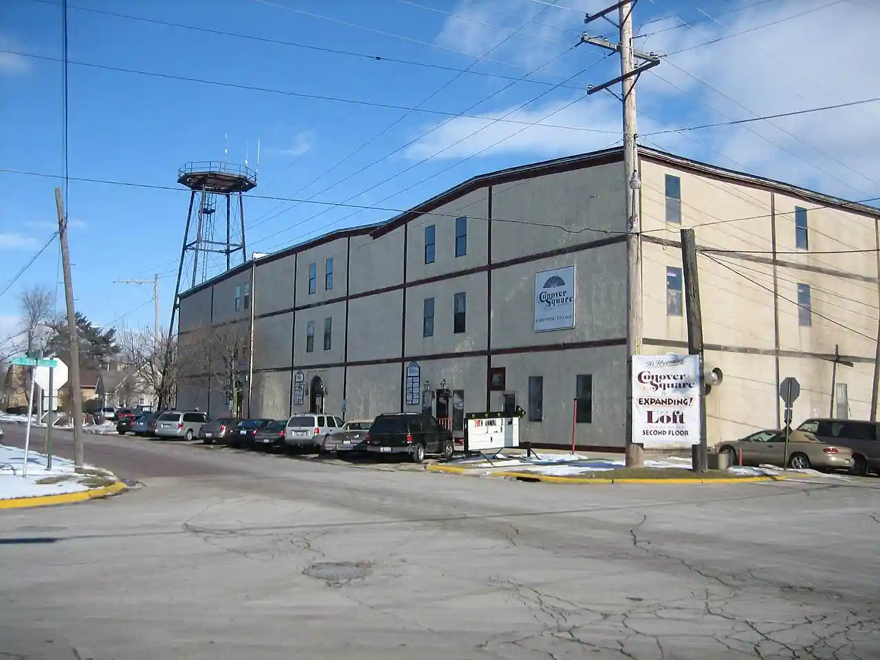 Schiller Piano Company and Iron Water Tower Base