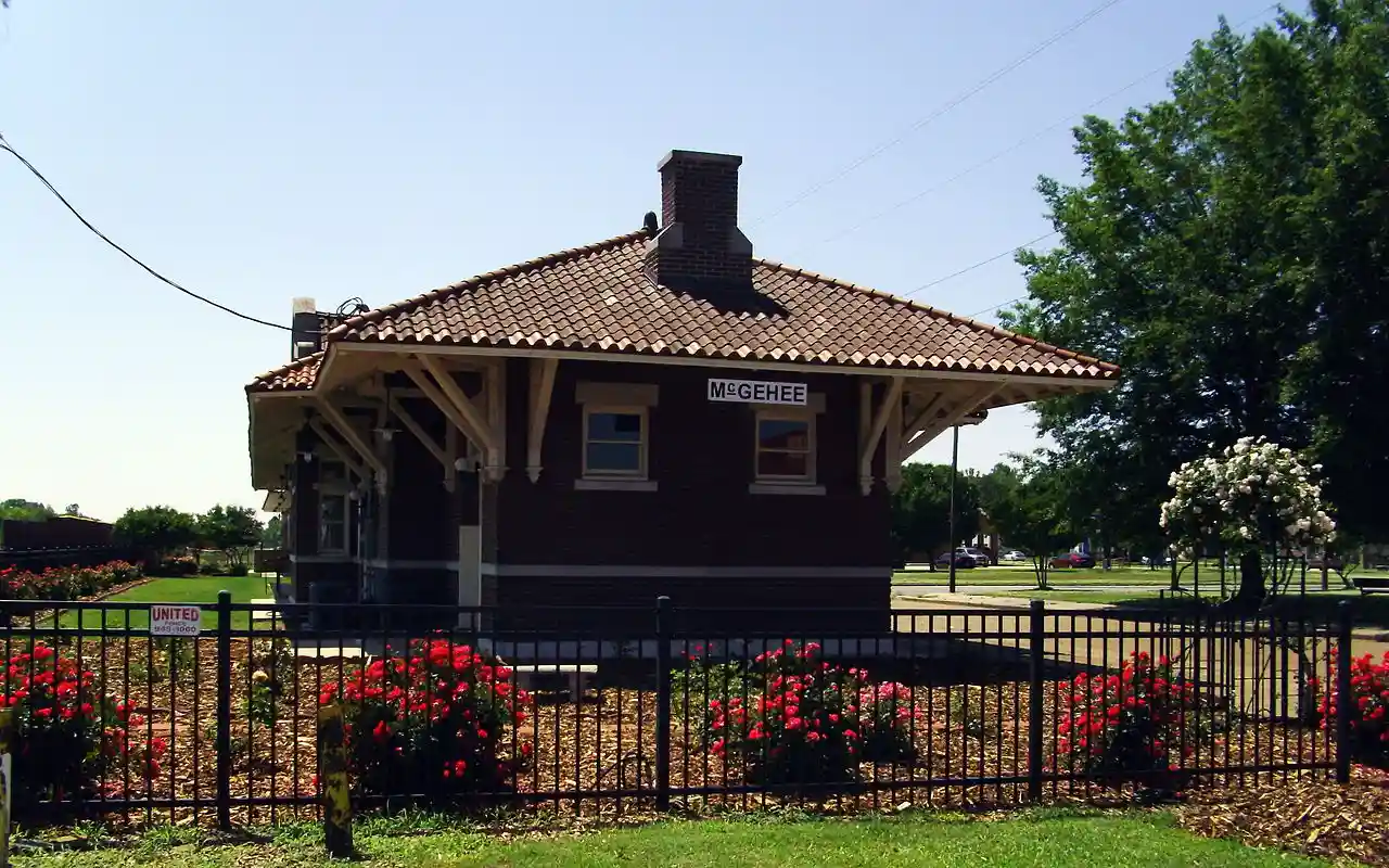 Missouri--Pacific Railroad Depot--McGehee