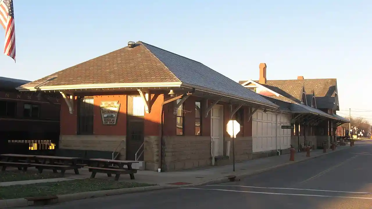 Pennsylvania Railroad Depot And Baggage Room