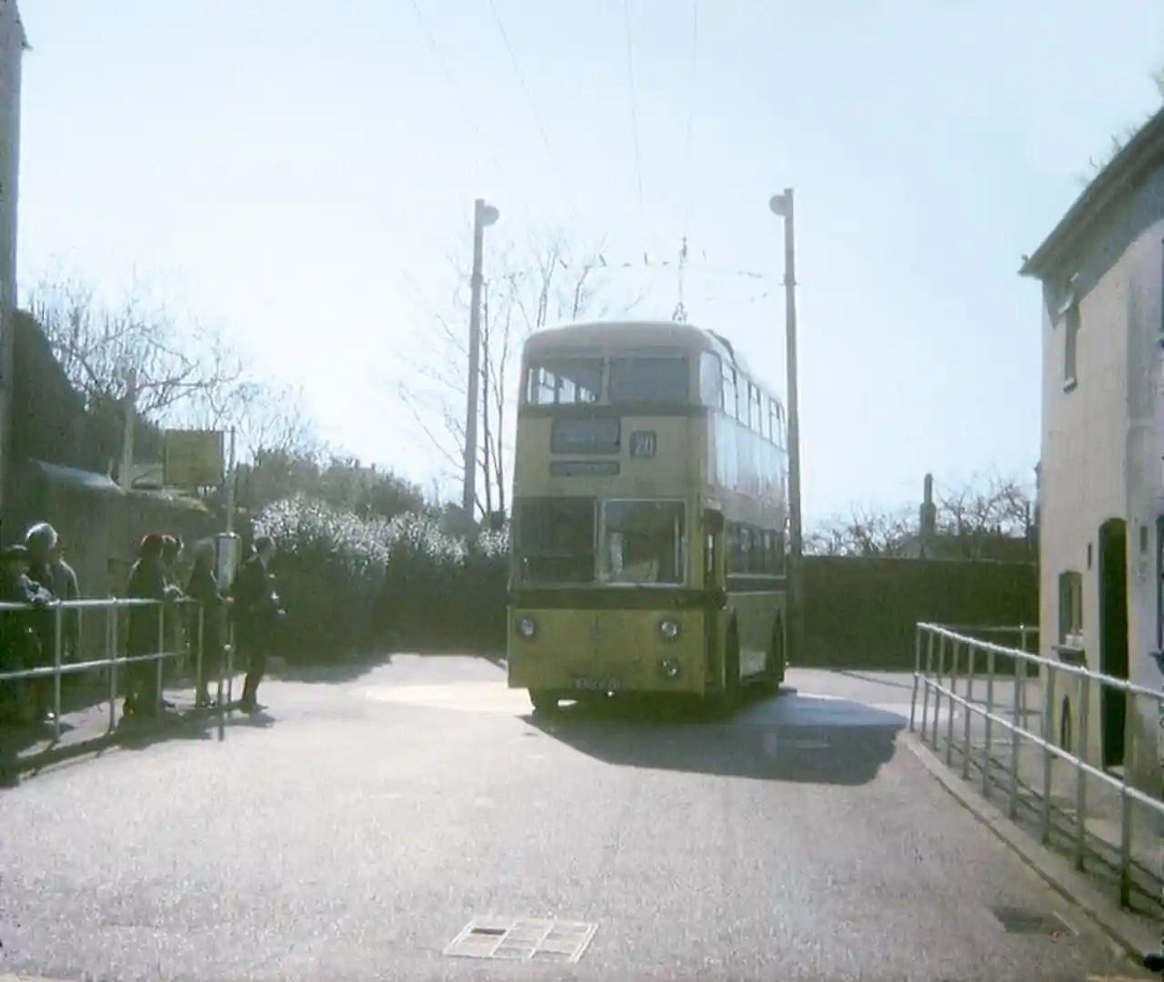 Christchurch trolleybus turntable