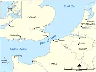 Dover Strait coastal guns