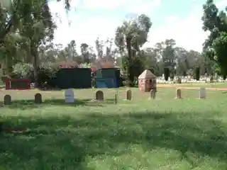 Chinese Graves and Burner at Nyngan Cemetery