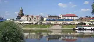 Railway flyover in Gorzów Wielkopolski