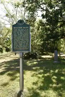 Moccasin Bluff site