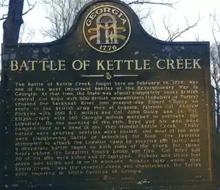Kettle Creek Battlefield