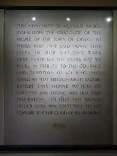Greece Memorial Hall