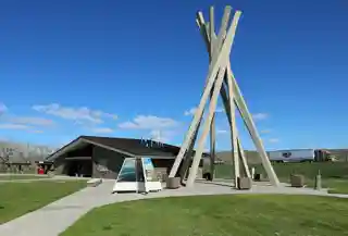 Wasta Rest Stop Tipi-EastboundWasta Rest Stop Tipi-Westbound