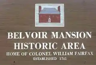 Belvoir Mansion Ruins and the Fairfax Grave