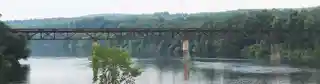 Rail bridge at Northfield, Massachusetts