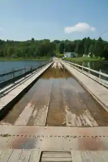 Sunset Lake Floating Bridge