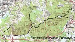 Blue Hills Reservation Parkways-Metropolitan Park System of Greater Boston