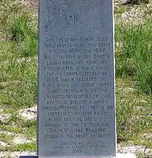 Cheyenne–Black Hills Stage Route and Rawhide Buttes and Running Water Stage Stations