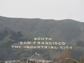 South San Francisco Hillside Sign